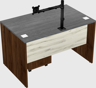 Rectangular desk