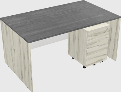 Rectangular desk