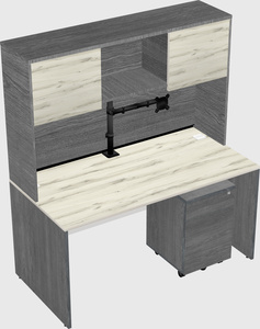 Rectangular desk
