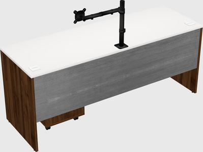 Rectangular desk