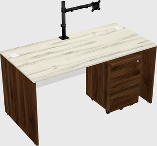 Rectangular desk