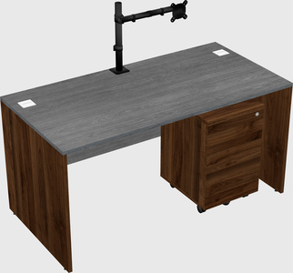 Rectangular desk