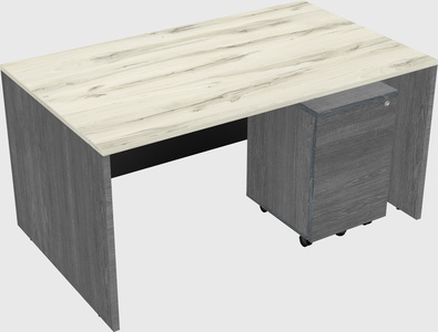 Rectangular desk
