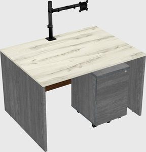 Rectangular desk