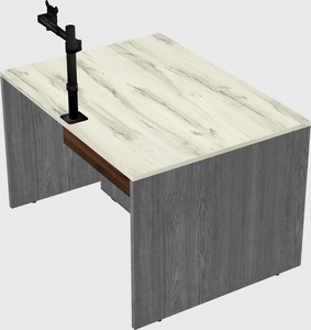 Rectangular desk