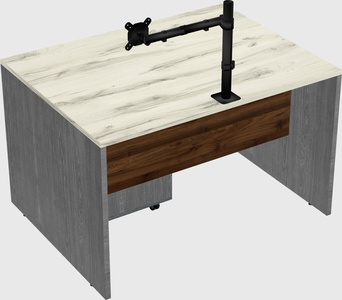 Rectangular desk