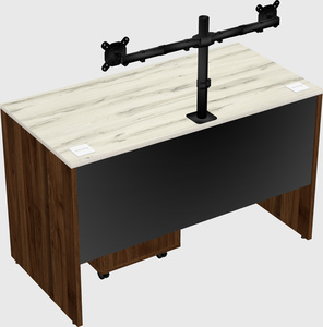 Rectangular desk