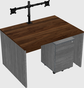 Rectangular desk