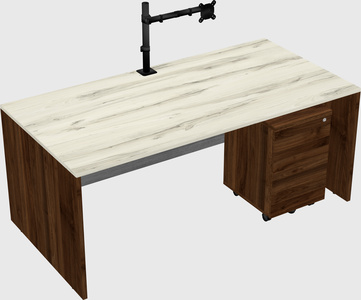 Rectangular desk
