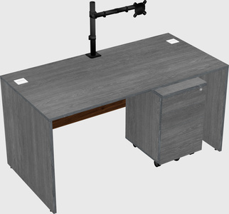 Rectangular desk