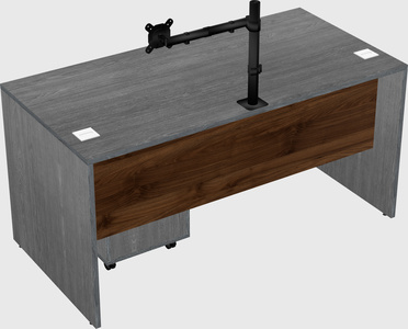 Rectangular desk