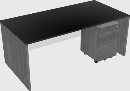 Rectangular desk