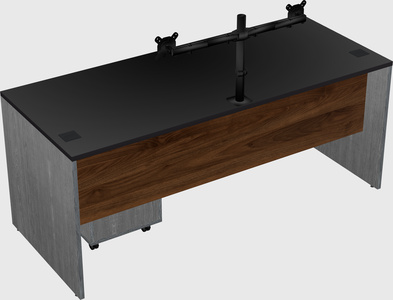 Rectangular desk