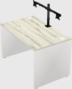 Rectangular desk