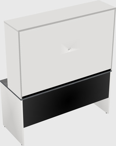 Rectangular desk