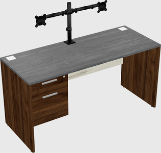 Rectangular desk