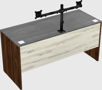 Rectangular desk