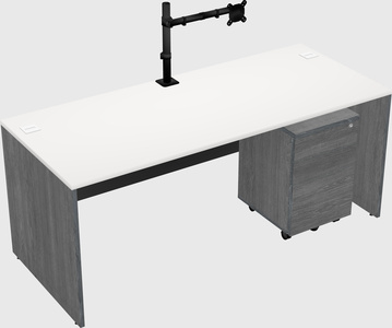 Rectangular desk
