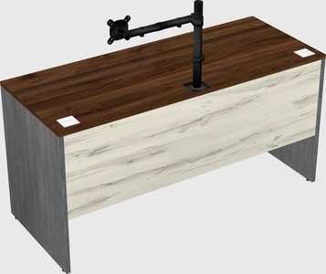 Rectangular desk