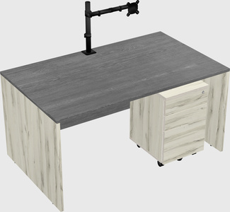 Rectangular desk