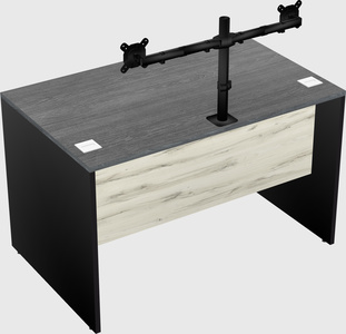 Rectangular desk