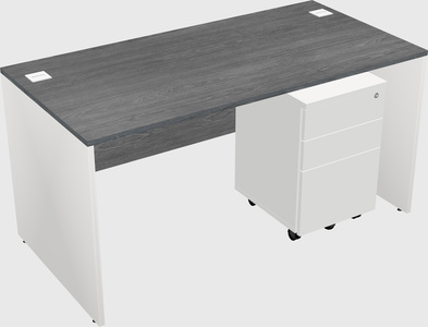 Rectangular desk