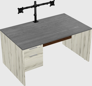 Rectangular desk