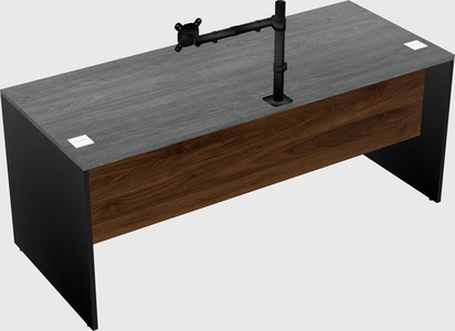 Rectangular desk