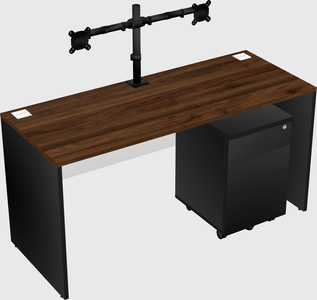 Rectangular desk