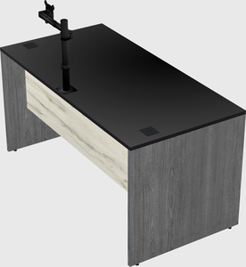 Rectangular desk
