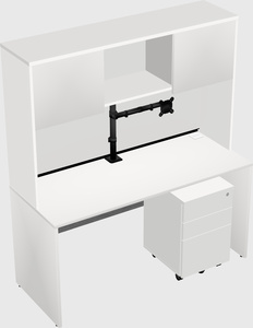 Rectangular desk