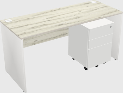 Rectangular desk