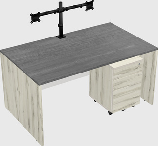 Rectangular desk