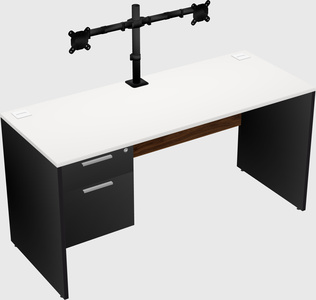 Rectangular desk