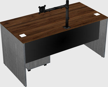 Rectangular desk