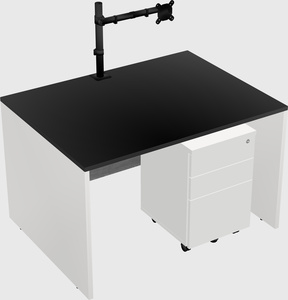 Rectangular desk