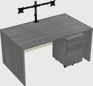 Rectangular desk