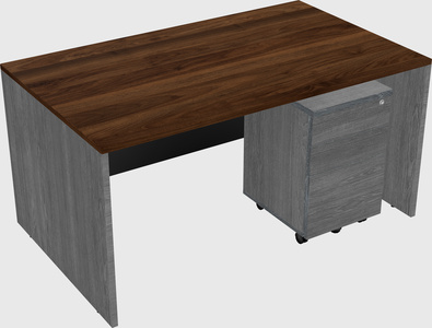 Rectangular desk