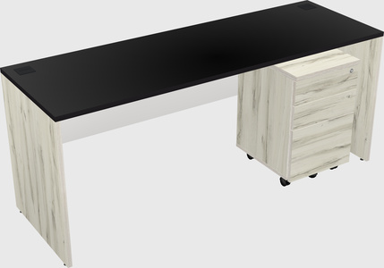 Rectangular desk