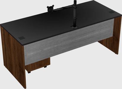 Rectangular desk