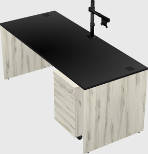 Rectangular desk