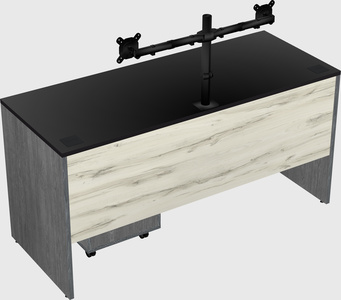 Rectangular desk