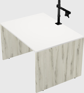 Rectangular desk