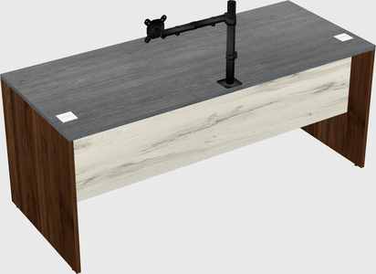 Rectangular desk