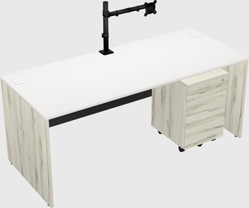 Rectangular desk