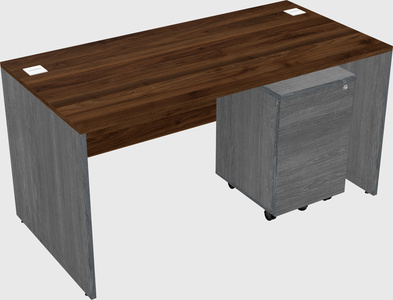 Rectangular desk