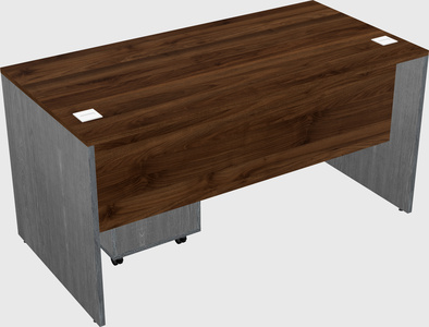 Rectangular desk