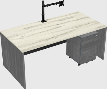 Rectangular desk