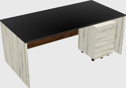 Rectangular desk