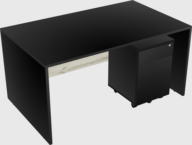Rectangular desk